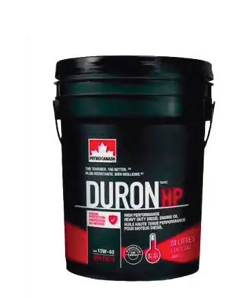 PETROCANADA DURON HP 15W-40 ENGINE OIL 20L PAIL